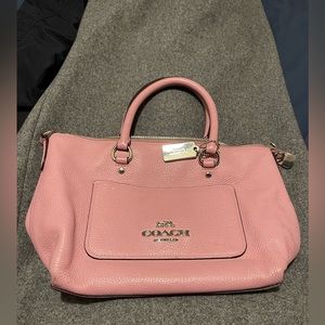 Preloved Pink Coach Handbag